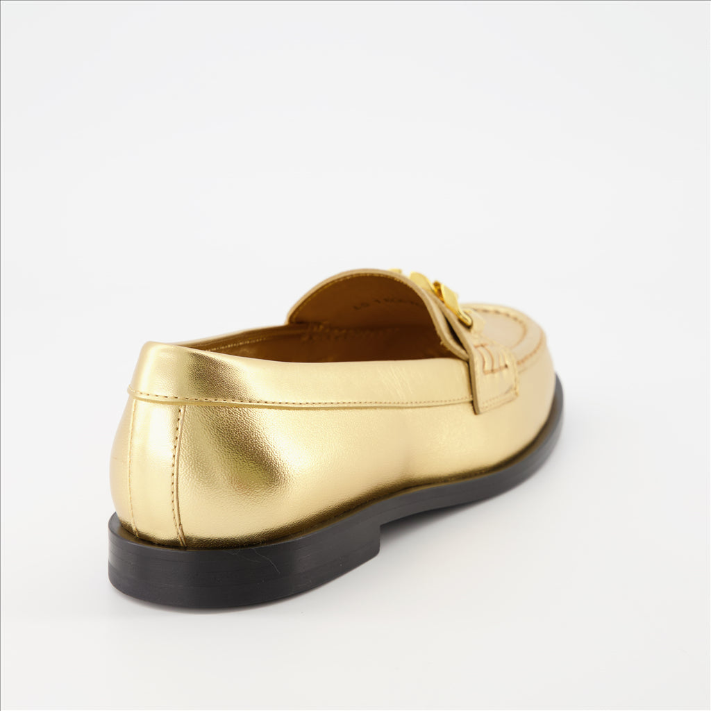 Loafer Mocassins VLogo Chain Valentino Garavani Gold Femme