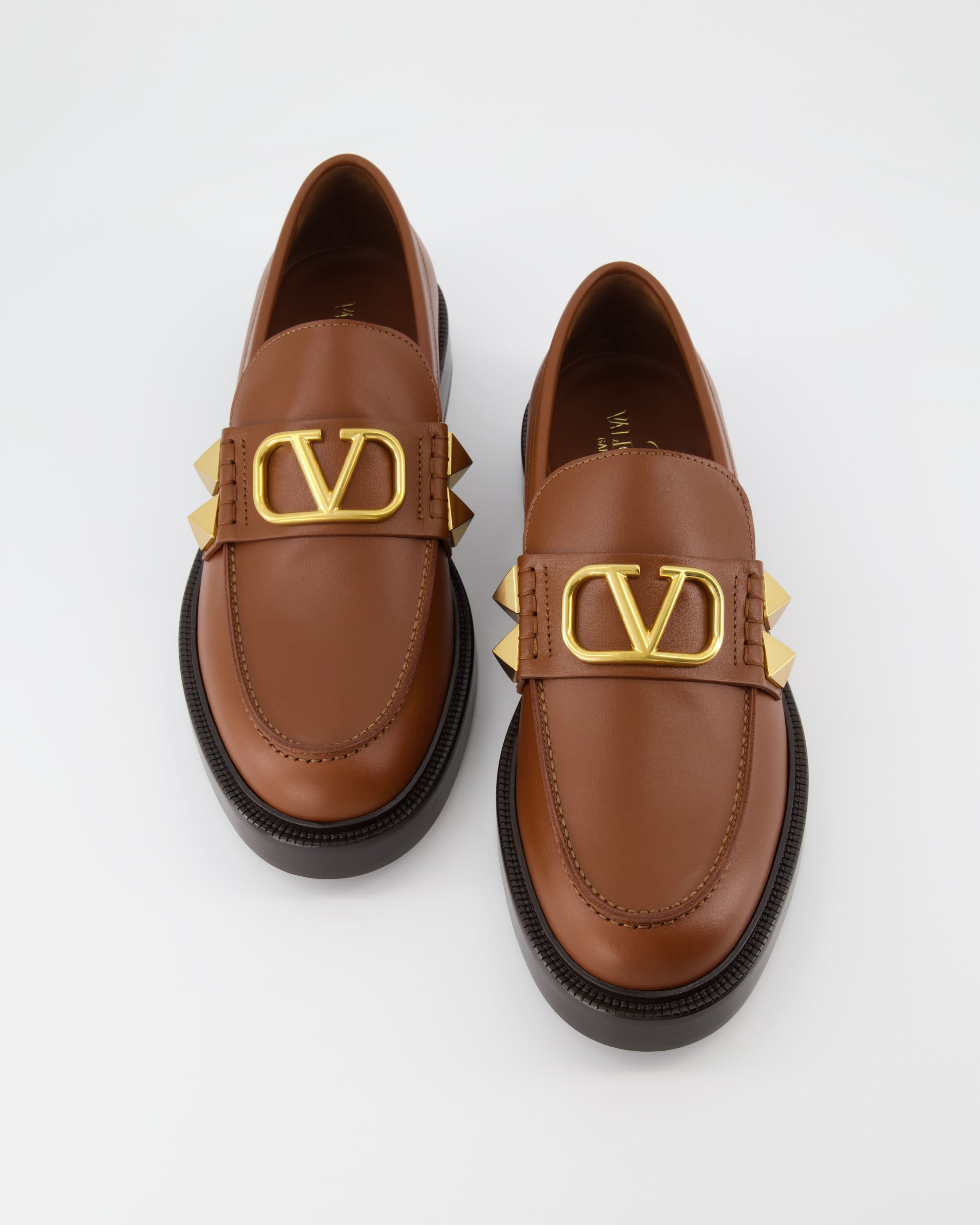 Loafer Mocassins VLogo Valentino Garavani Braun Homme