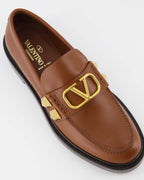 Loafer Mocassins VLogo Valentino Garavani Braun Homme