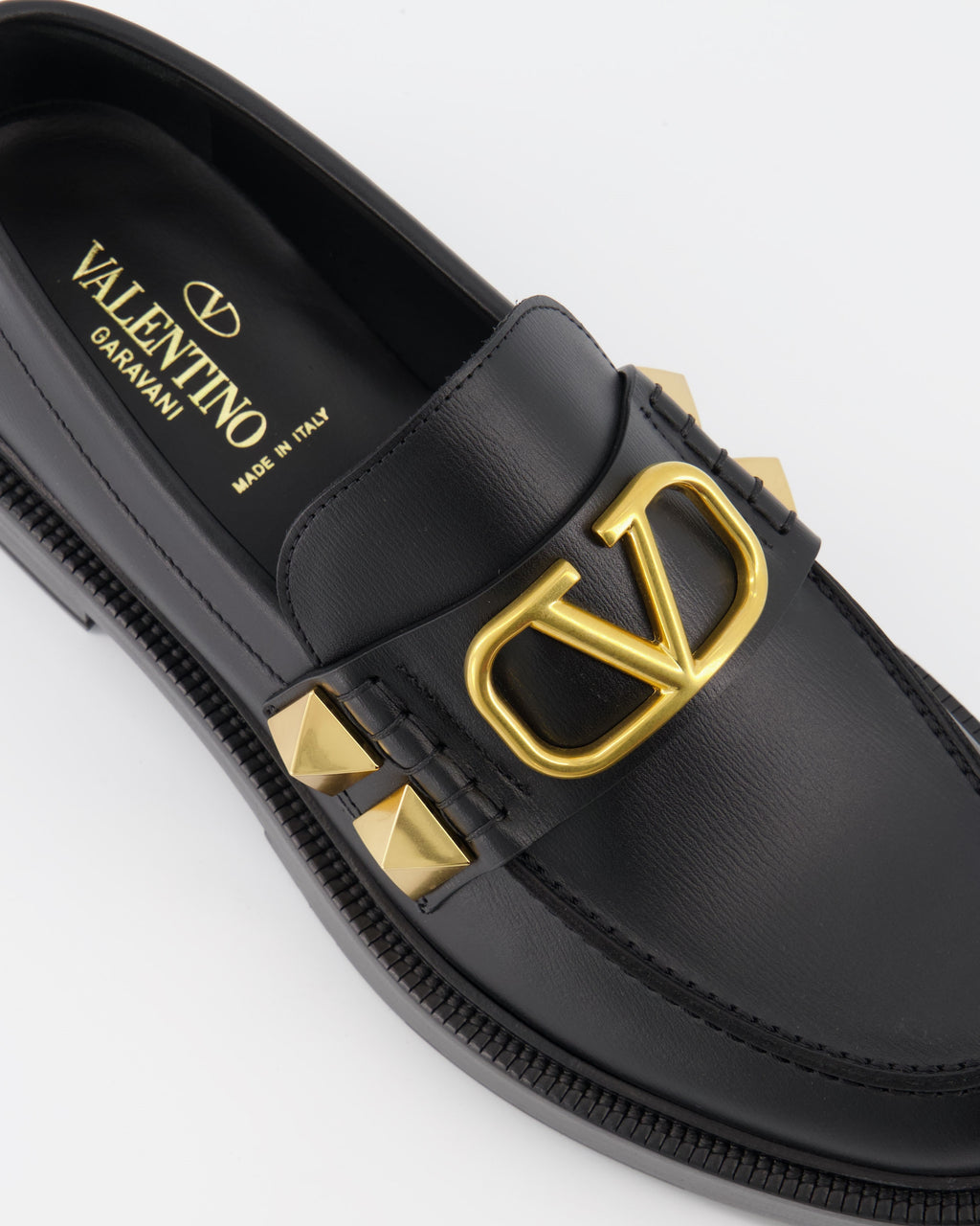Loafer Mocassins VLogo Valentino Garavani Schwarz Homme