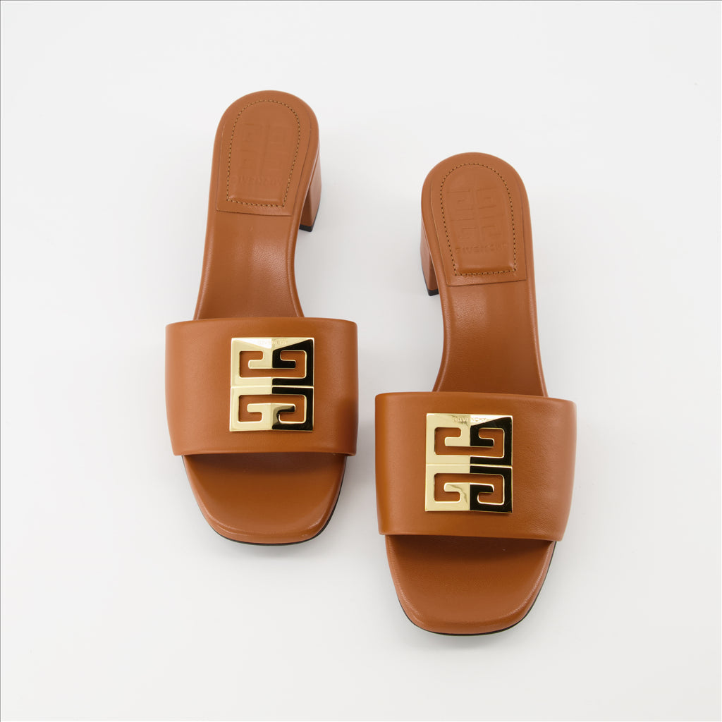 Open shoes 4G mules Givenchy Beige Women