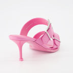 Mules à double brides rose