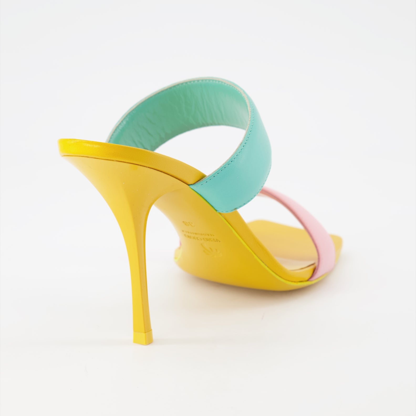 Chaussures ouvertes Sandales à talon Palm Angels Multicolore Femme