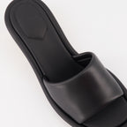 Mules Baguette en cuir noir