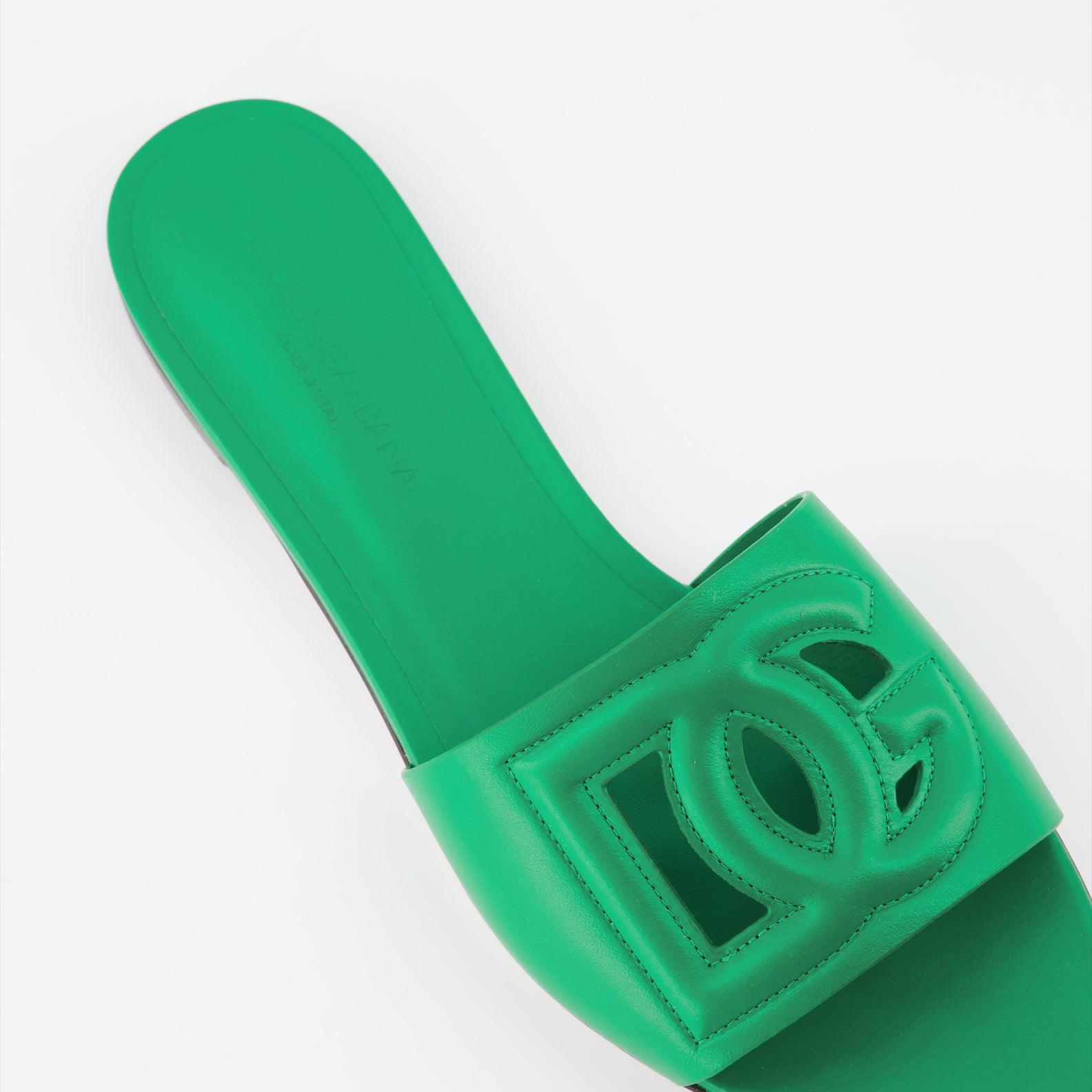 Open shoes DG Mules Dolce & Gabbana Green Women