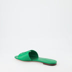 Open shoes DG Mules Dolce & Gabbana Green Women