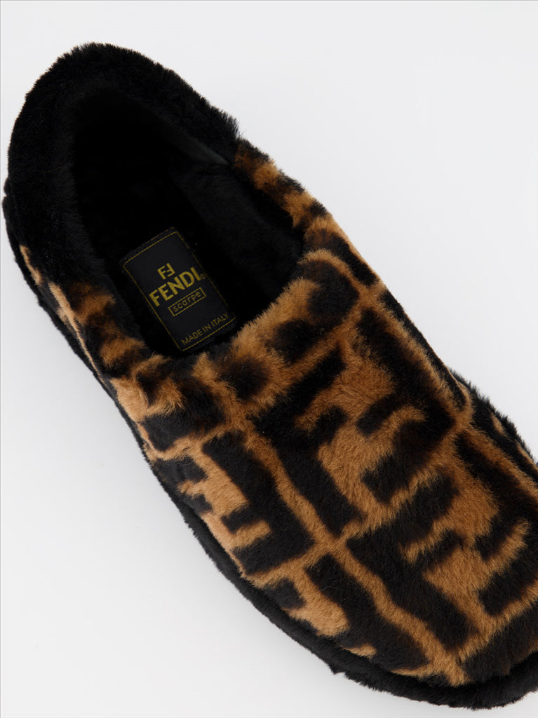 Sous-vêtements et homewear Mules FF Fendi Marron Unisexe