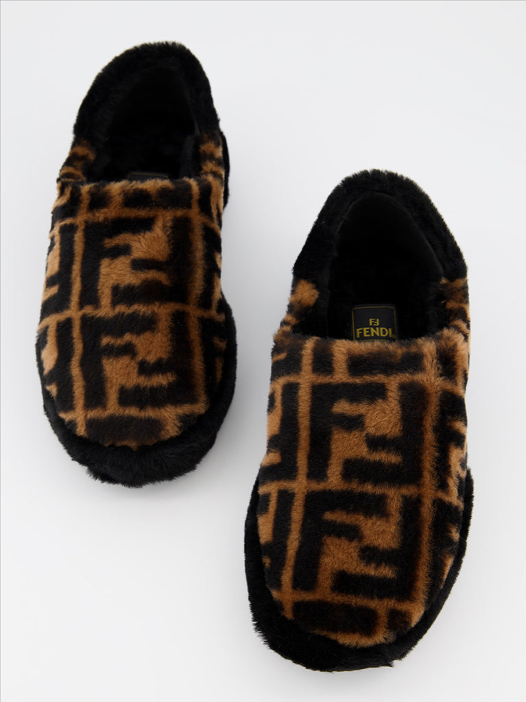 Sous-vêtements et homewear Mules FF Fendi Marron Unisexe