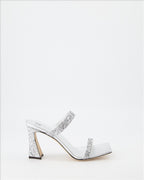 Offene schuhe Mules Flaminia Giuseppe Zanotti Silber Femme