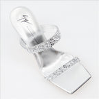 Offene schuhe Mules Flaminia Giuseppe Zanotti Silber Femme