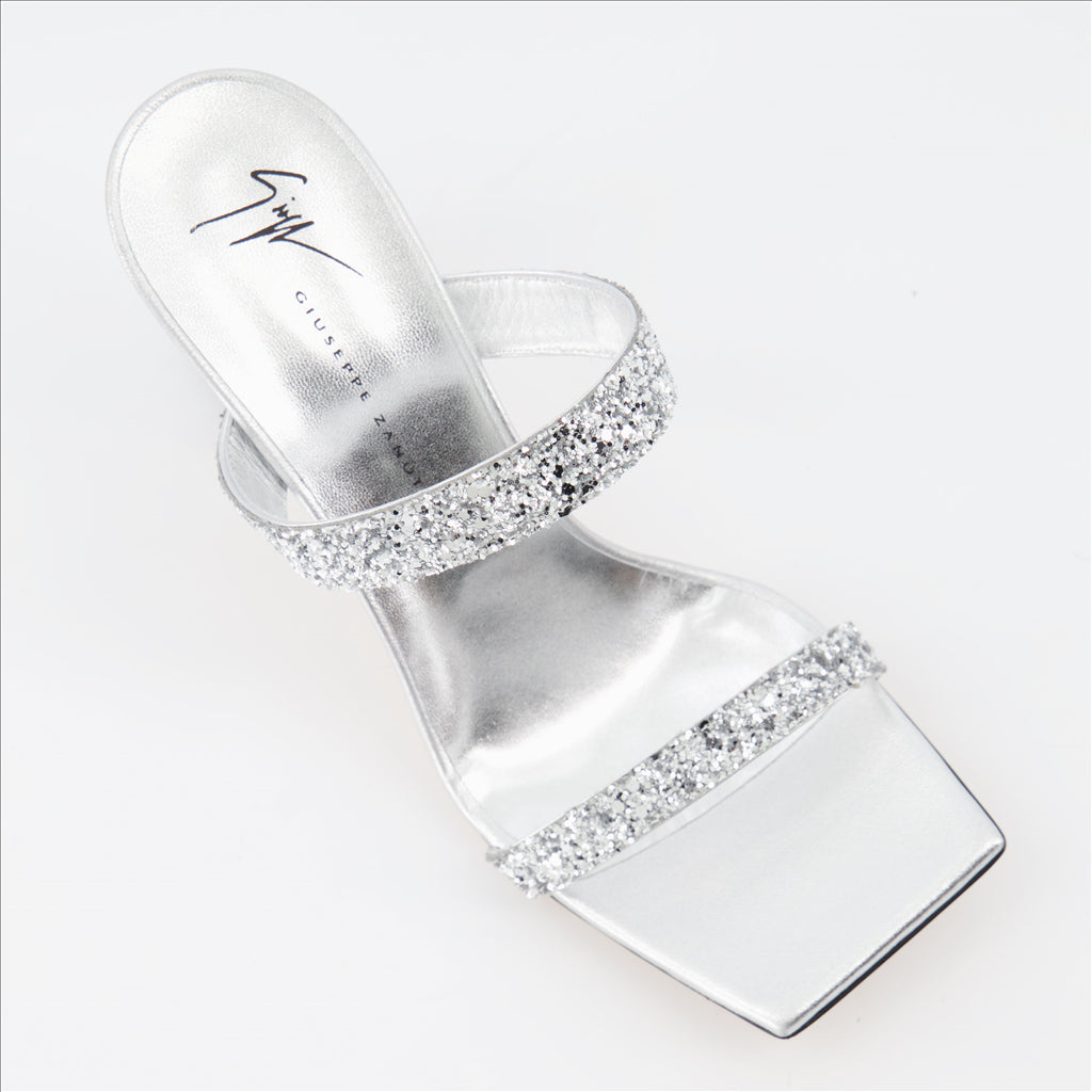 Offene schuhe Mules Flaminia Giuseppe Zanotti Silber Femme