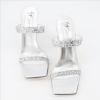 Offene schuhe Mules Flaminia Giuseppe Zanotti Silber Femme