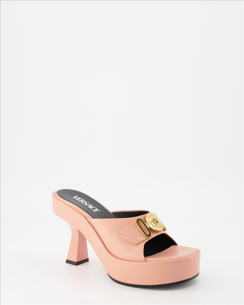 Open shoes Medusa Biggie Mules Versace Pink Women