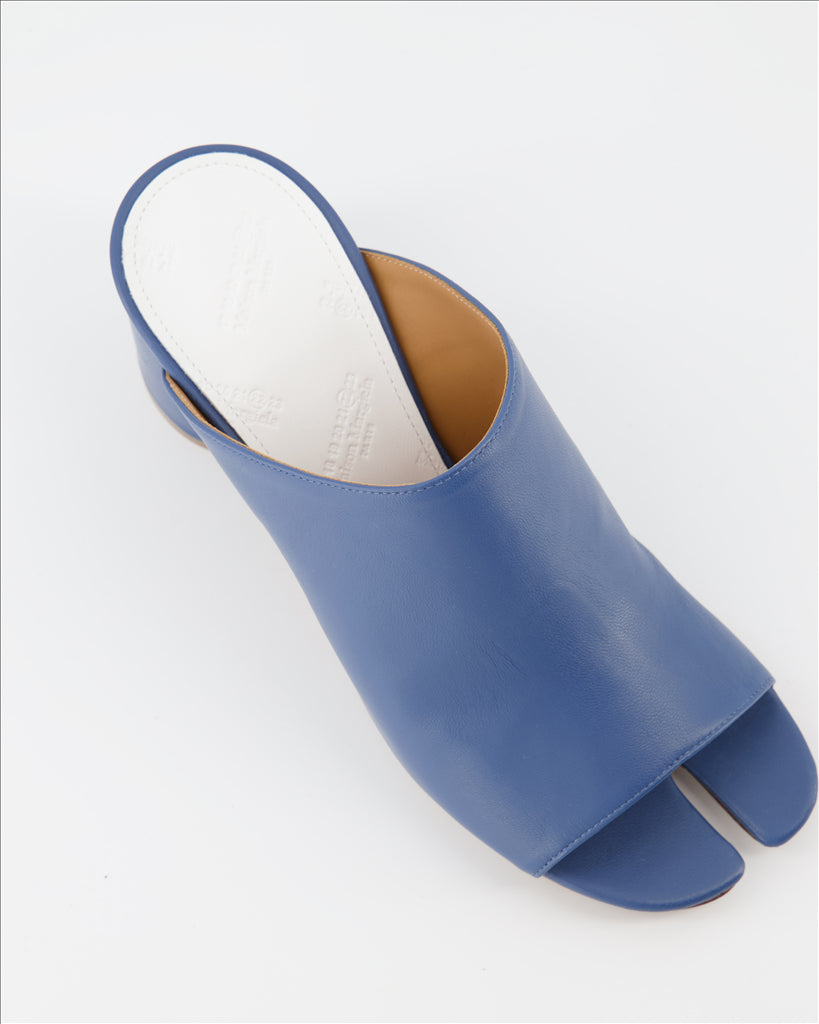 Open shoes Tabi mules Maison Margiela Blue Women