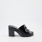 Zapatos abiertos Mules VLogo Valentino Garavani Negro Femme