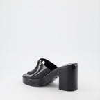 Zapatos abiertos Mules VLogo Valentino Garavani Negro Femme