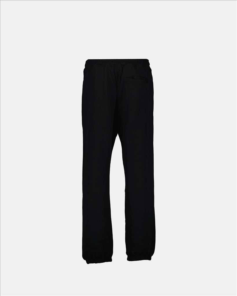 Pantalons Pantalon à logo Moschino Noir Homme