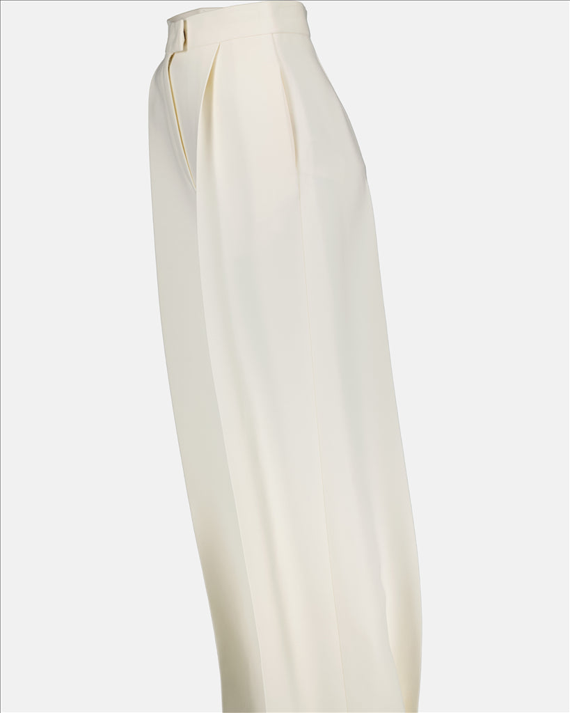 Hosen Pantalon à pince Fendi Weiß Femme