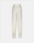 Hosen Pantalon à pince Fendi Weiß Femme