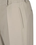 Pants Pleated Trousers Fendi Beige Men