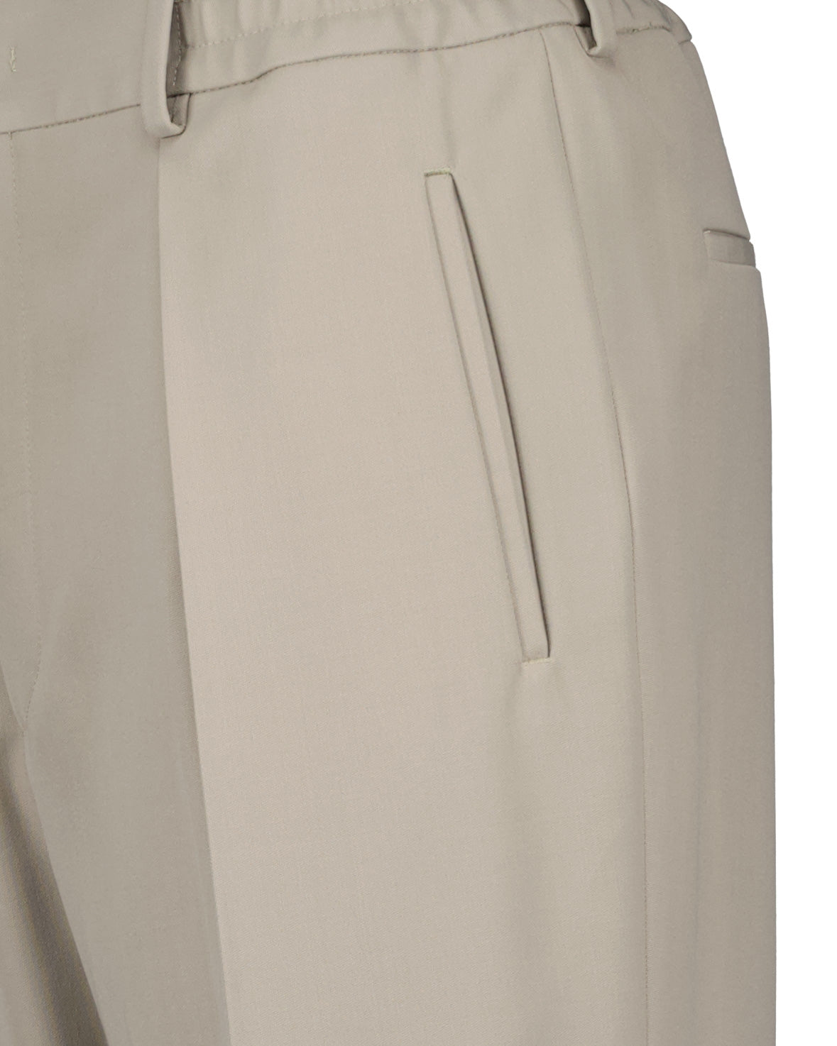 Pants Pleated Trousers Fendi Beige Men