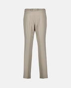 Pants Pleated Trousers Fendi Beige Men