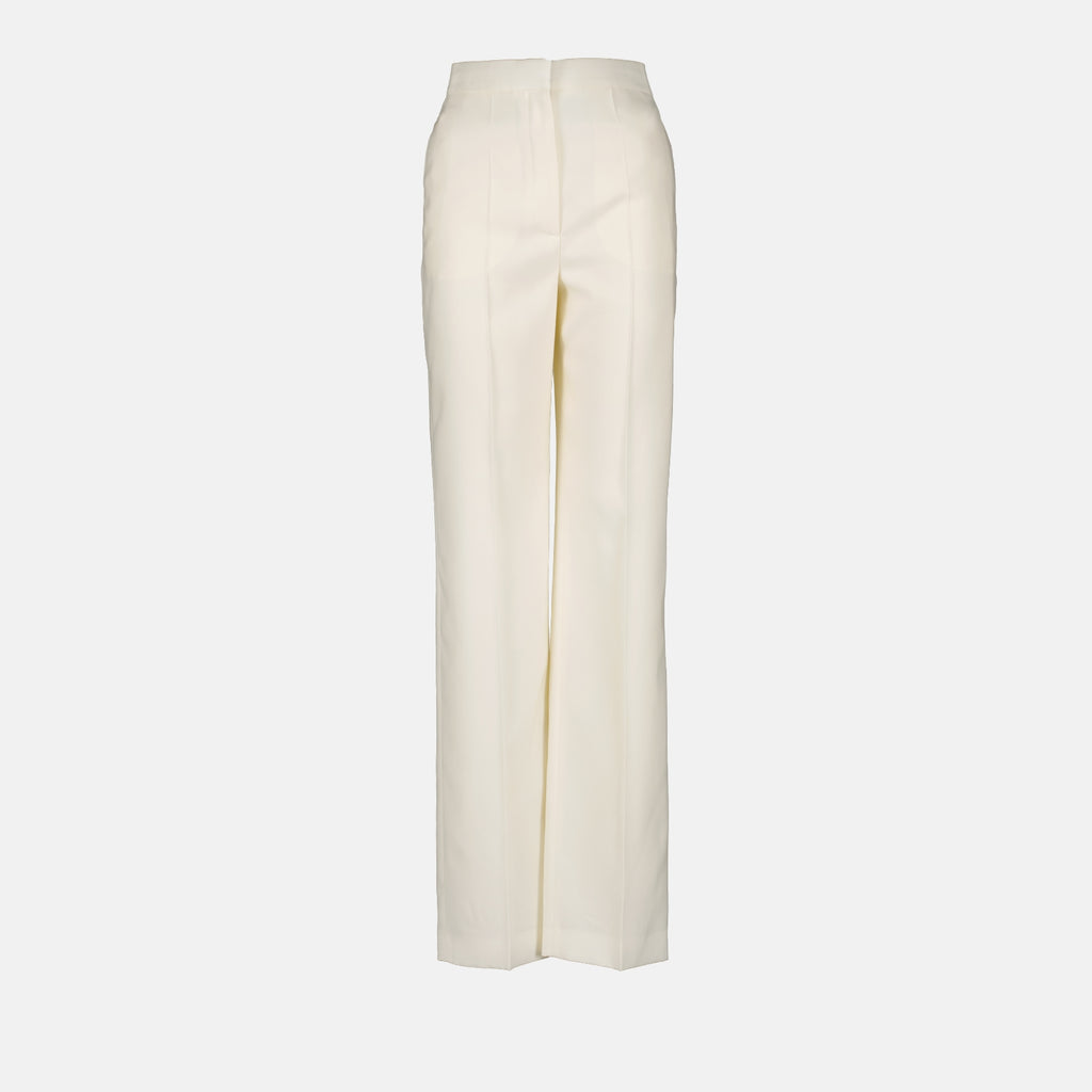 Pantalon à pinces droit