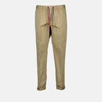 Pantaloni Pantalon en gabardine Moncler Beige Homme