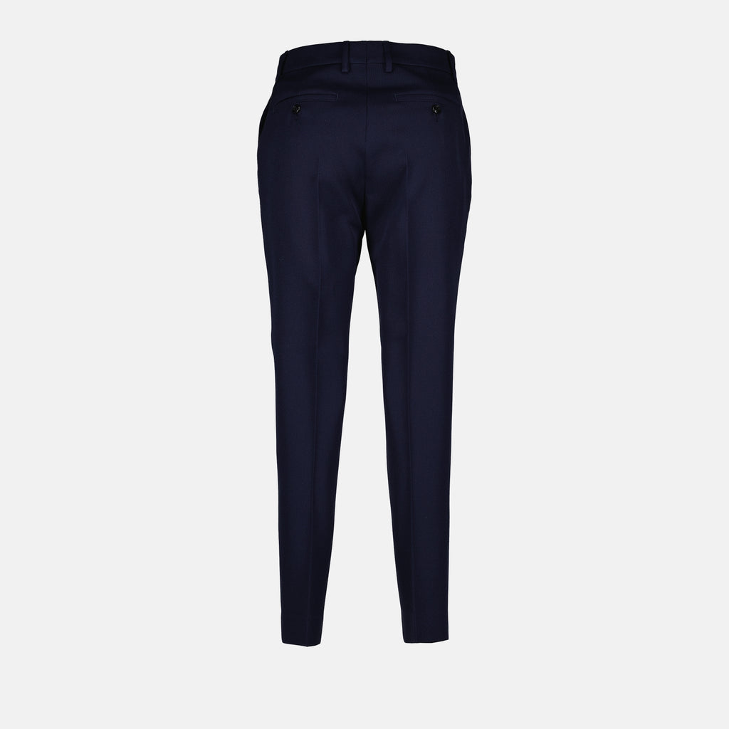 Pants Pleated pants Ami PARIS Dark blue Women