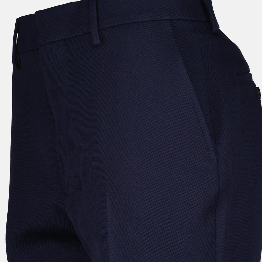Pants Pleated pants Ami PARIS Dark blue Women