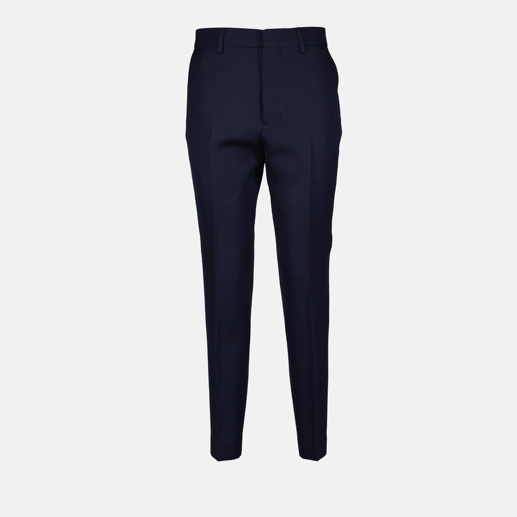 Pants Pleated pants Ami PARIS Dark blue Women