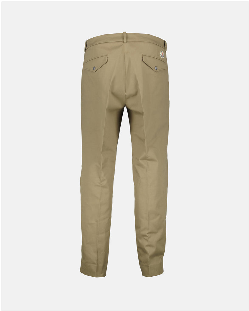 Pantalons Pantalon chino Moncler Beige Homme