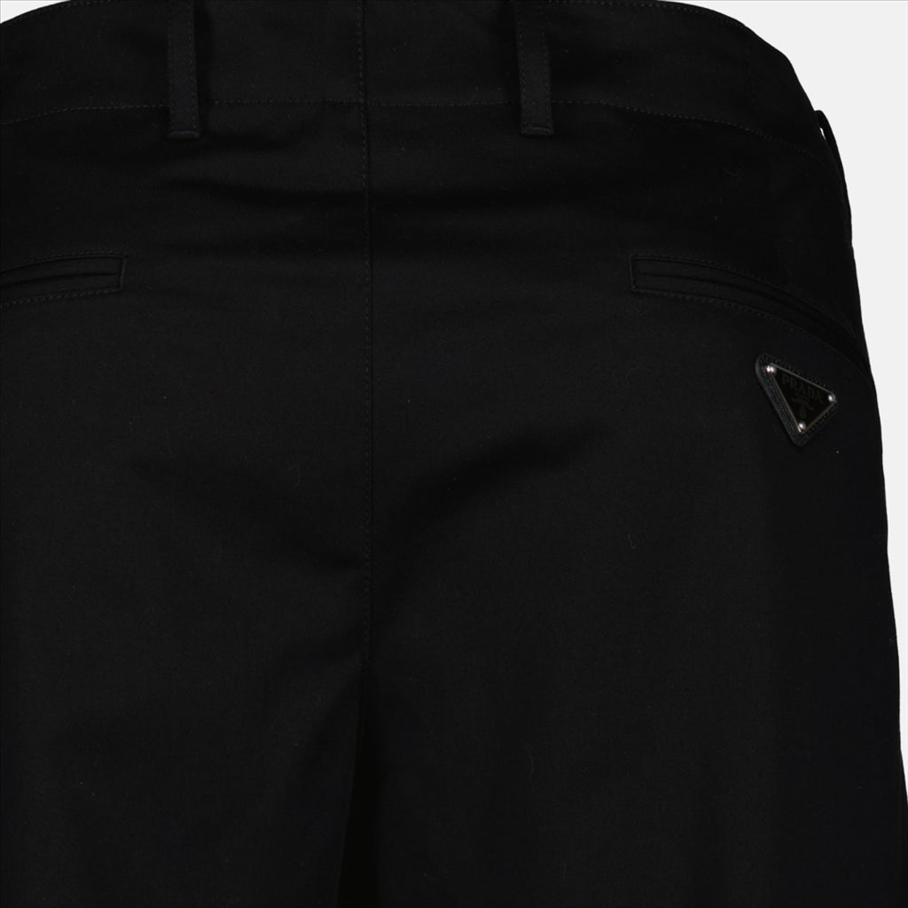 Pants Chinos Prada Black Man