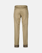 Pantalons Pantalon chino Greca Versace Beige Homme