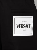 Pants Jogging pants Versace Black Man