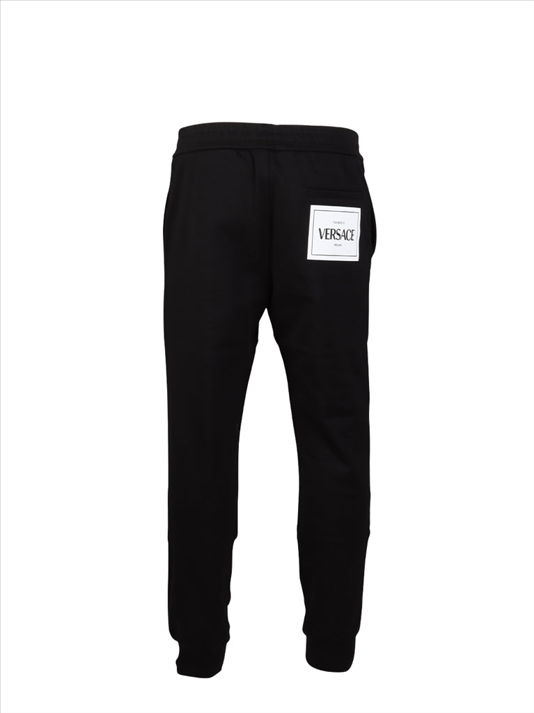 Pants Jogging pants Versace Black Man