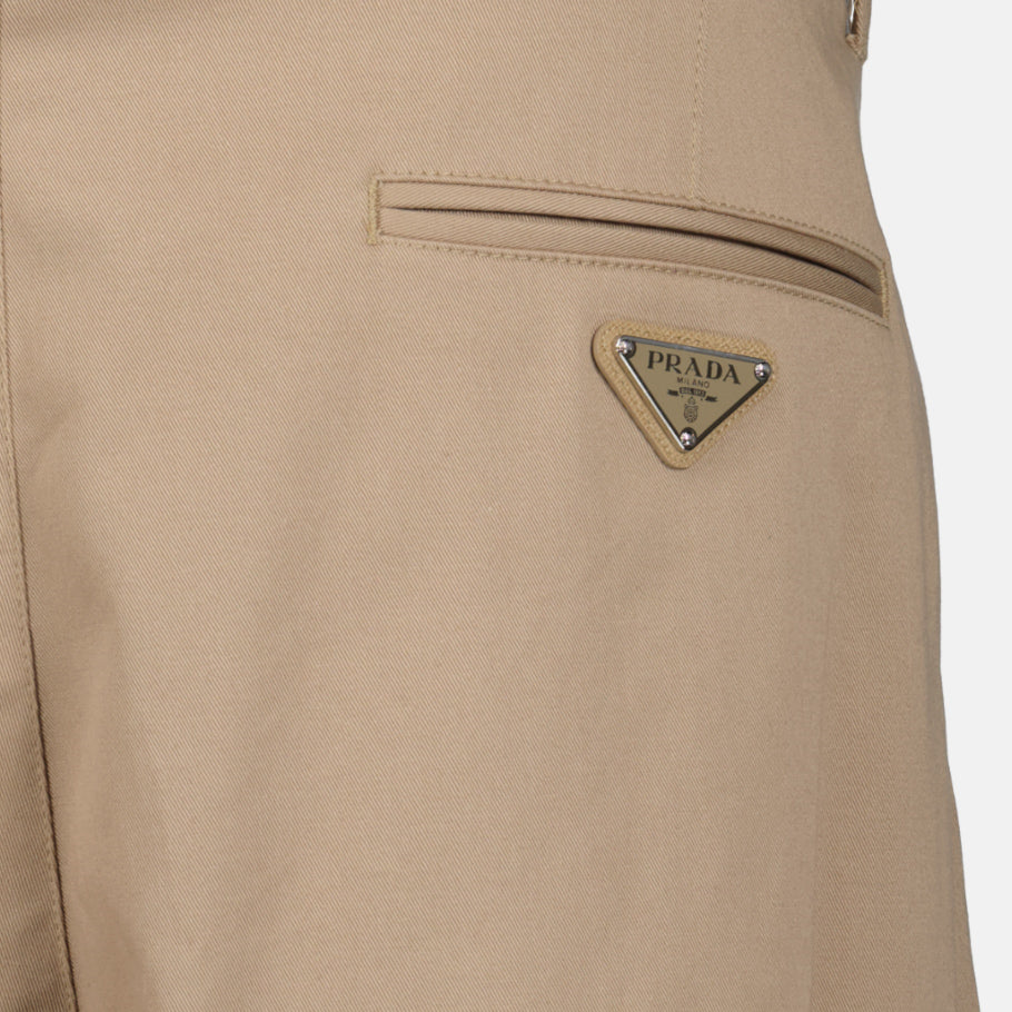 Pantalones Pantalon de ville Prada Beige Homme