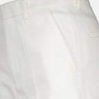 Hosen Pantalon droit Ami PARIS Weiß Femme