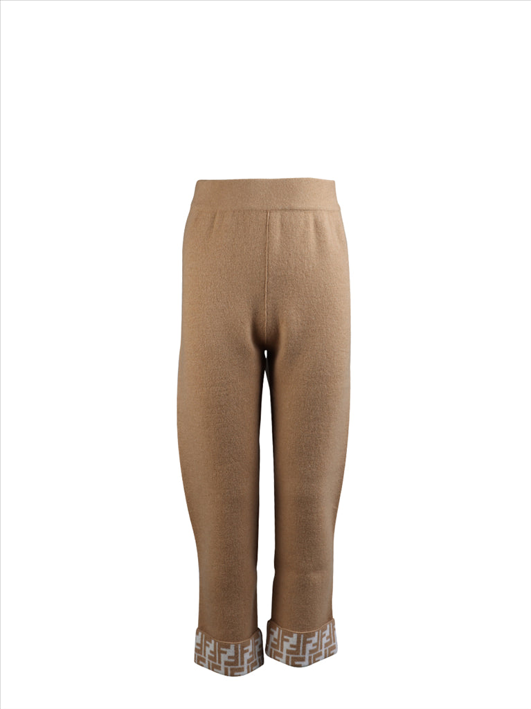 Clothing FF Jogging Pants Fendi Brown Kids