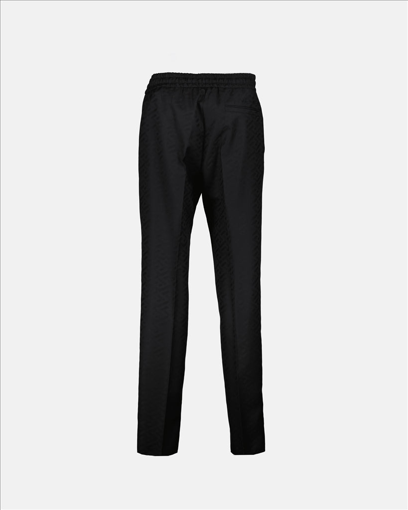 Hosen Pantalon droit Versace Schwarz Femme