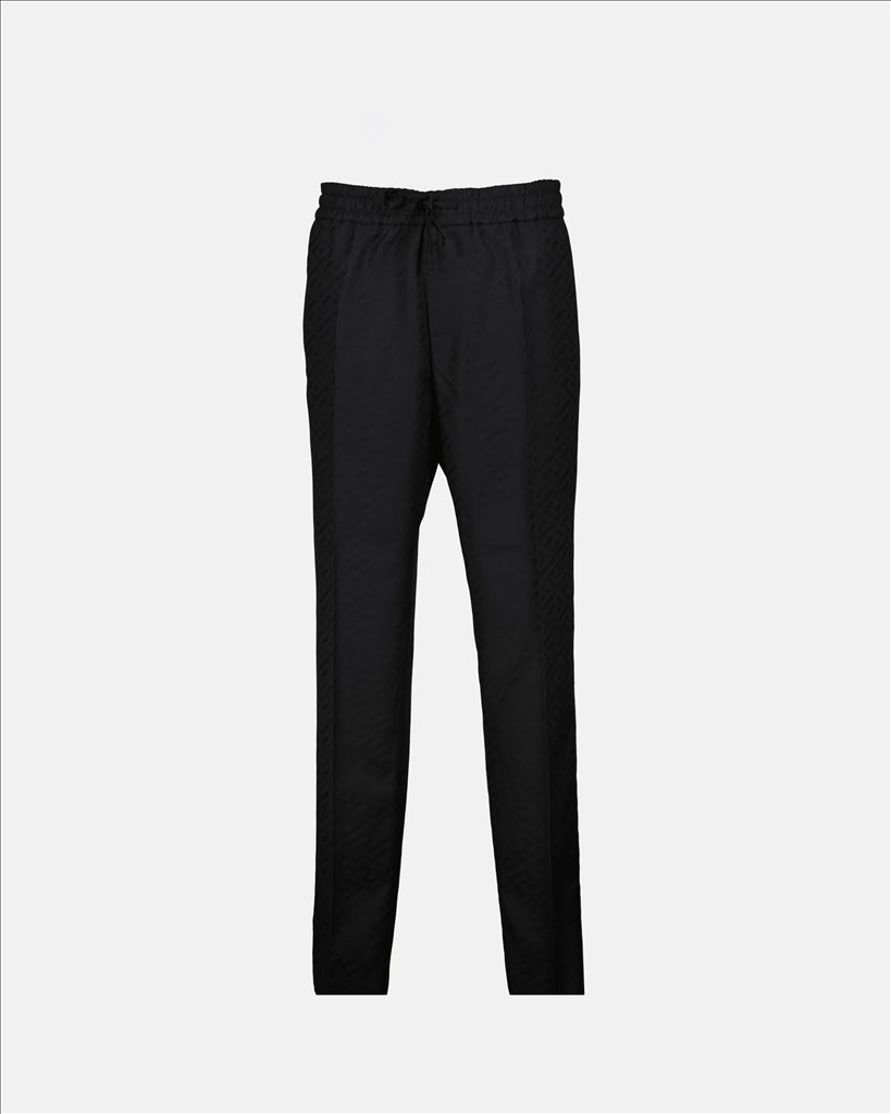 Hosen Pantalon droit Versace Schwarz Femme