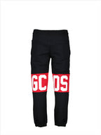 Hosen Jogging à logo GCDS Schwarz Homme
