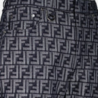 Pantalons Jean imprimé FF Fendi Gris Homme