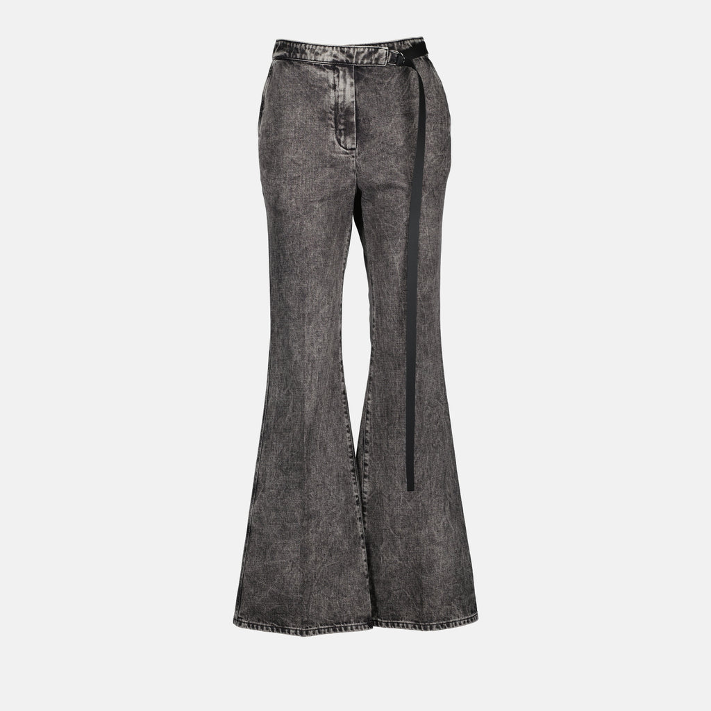 Pantalons Pantalon en denim Fendi Gris Femme
