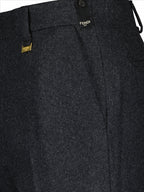 Pants Wool pants Fendi Black Man
