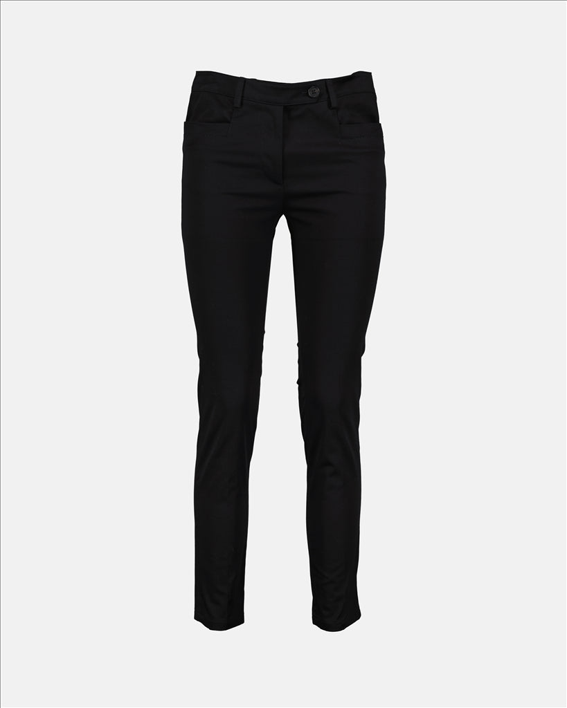 Pantalones Pantalon en gabardine Linea Rossa Negro Femme