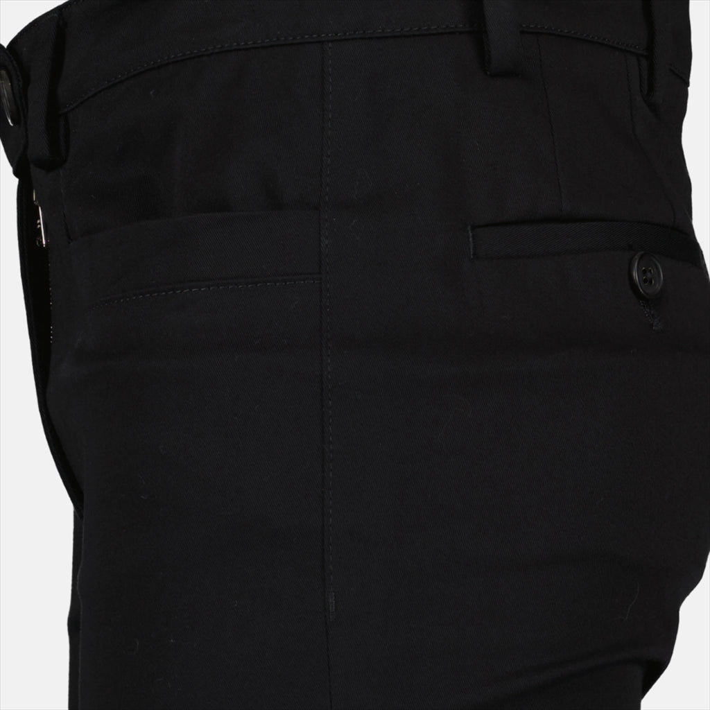 Hosen Pantalon en gabardine Linea Rossa Schwarz Femme