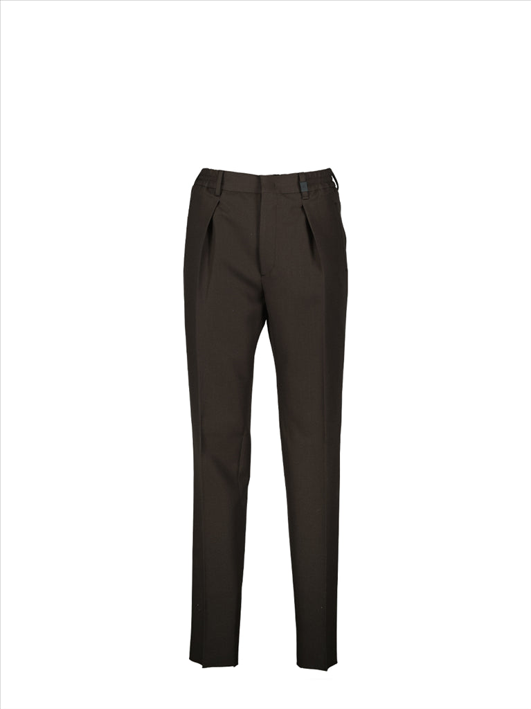 Hosen Pantalon en laine Fendi Braun Homme