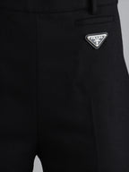Pants Wool pants Prada Black Women