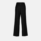 Pants Mohair pants Prada Black Women